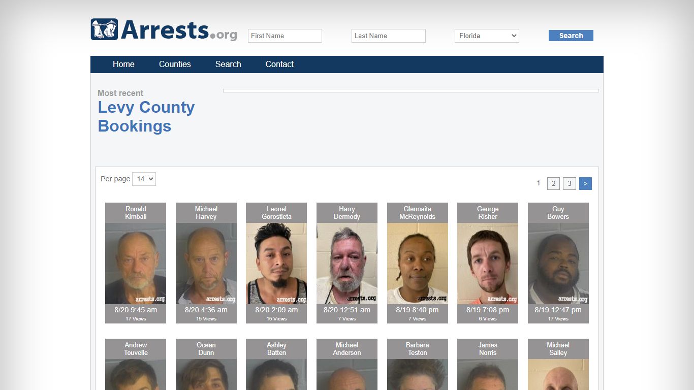 Levy County Arrests and Inmate Search